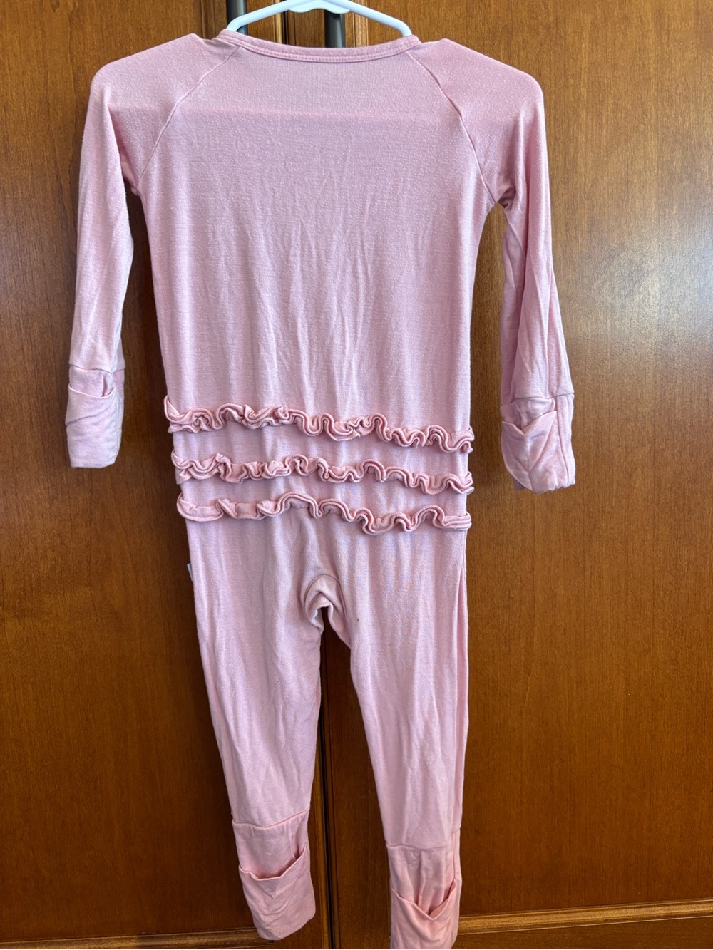 Little Sleepies Pink Ruffles - Picture 2 of 3